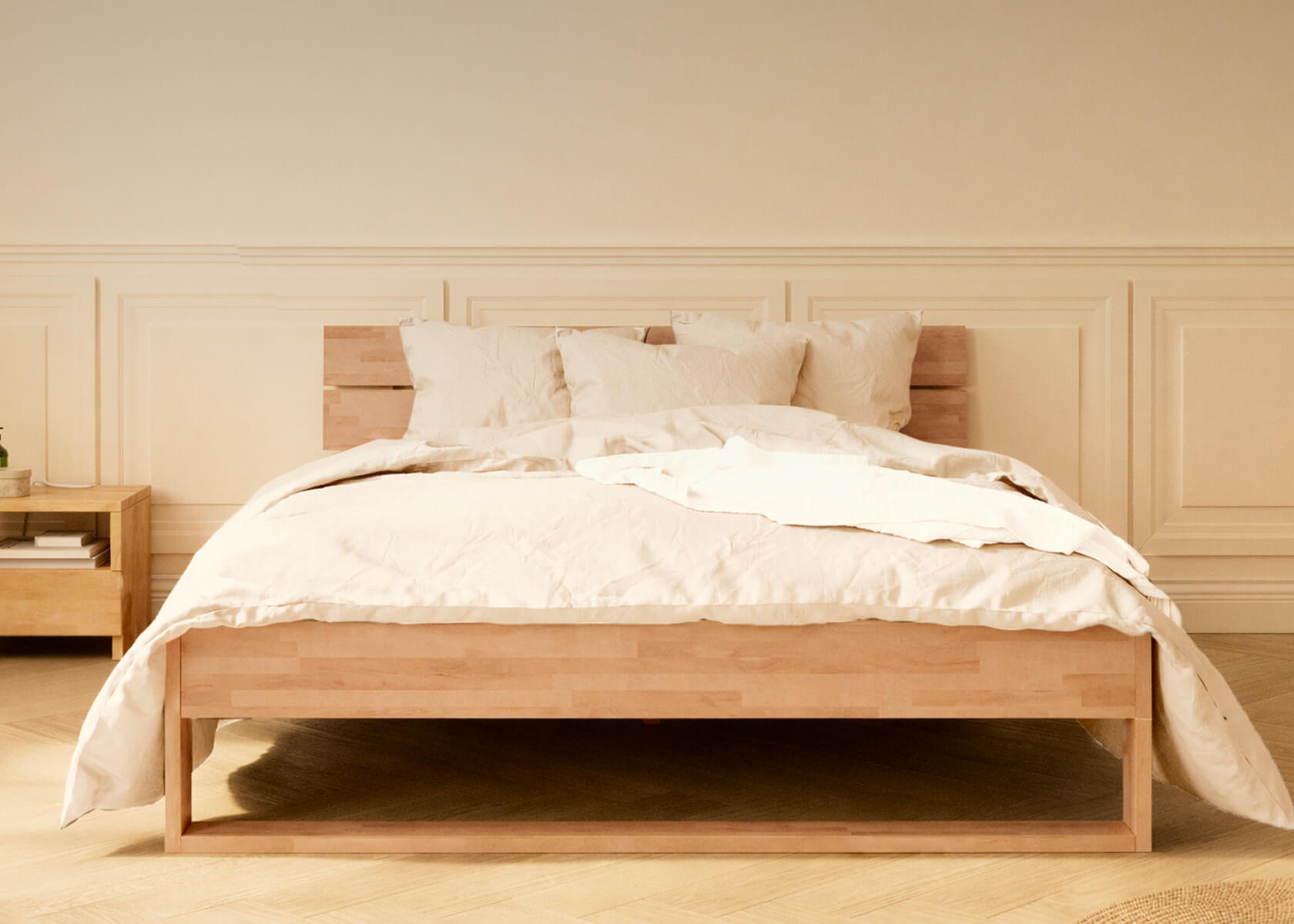 Letto in legno massiccio AVA