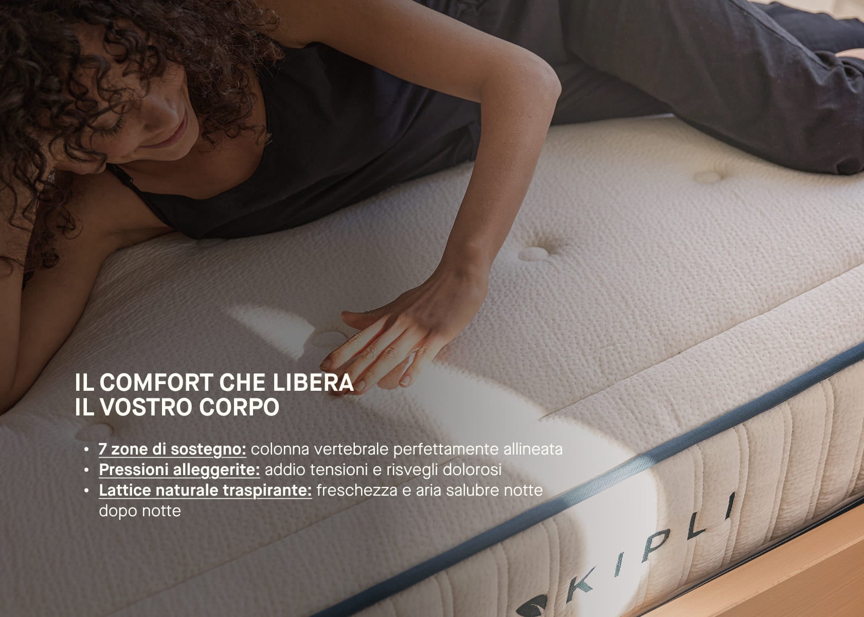 Materasso lattice naturale Kipli