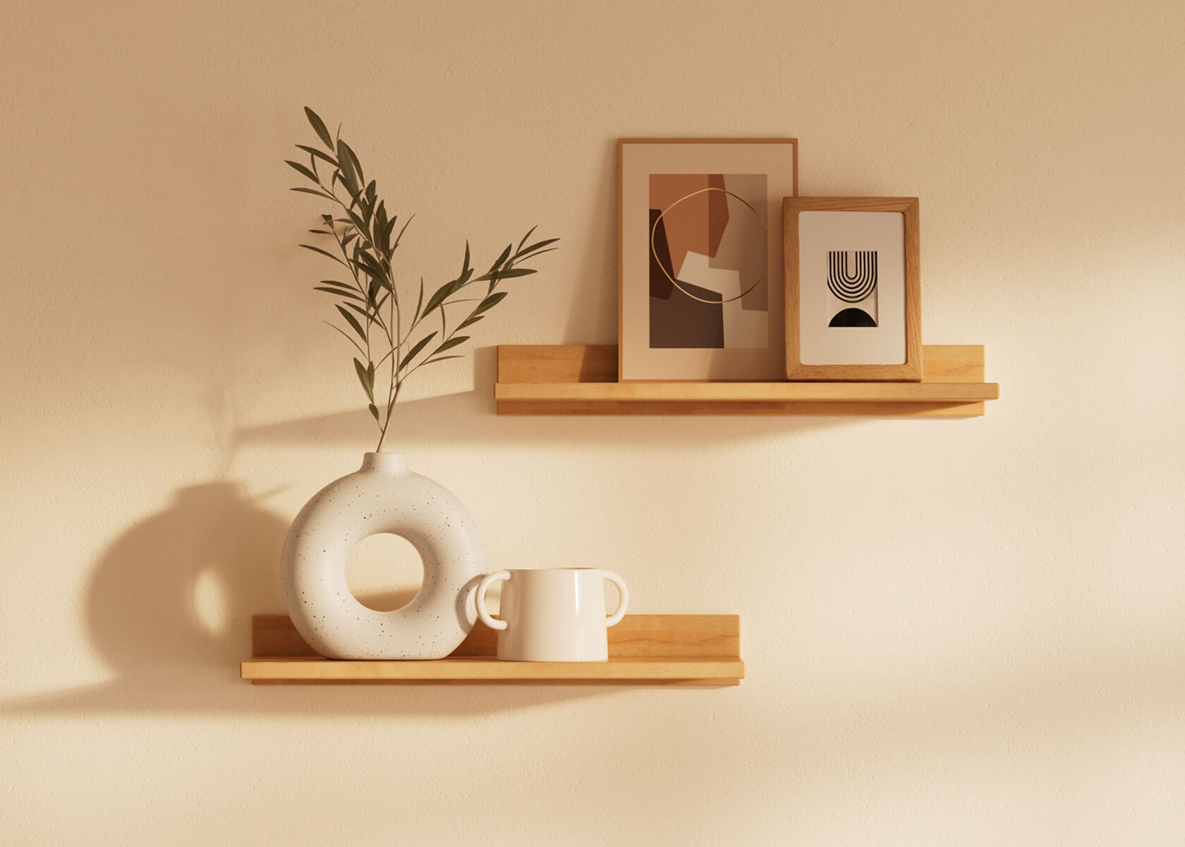 Mensola in legno massiccio AVA